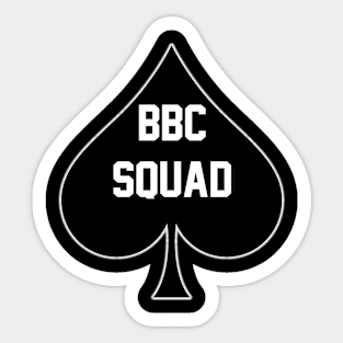 BBC Squad - Queen of Spades Sticker